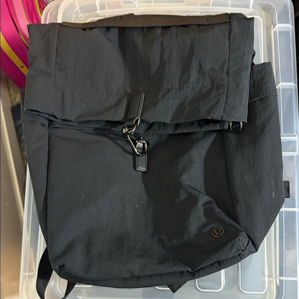 lululemon black Backpack